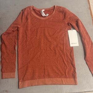 lululemon athletica Rust Long Sleeve Top